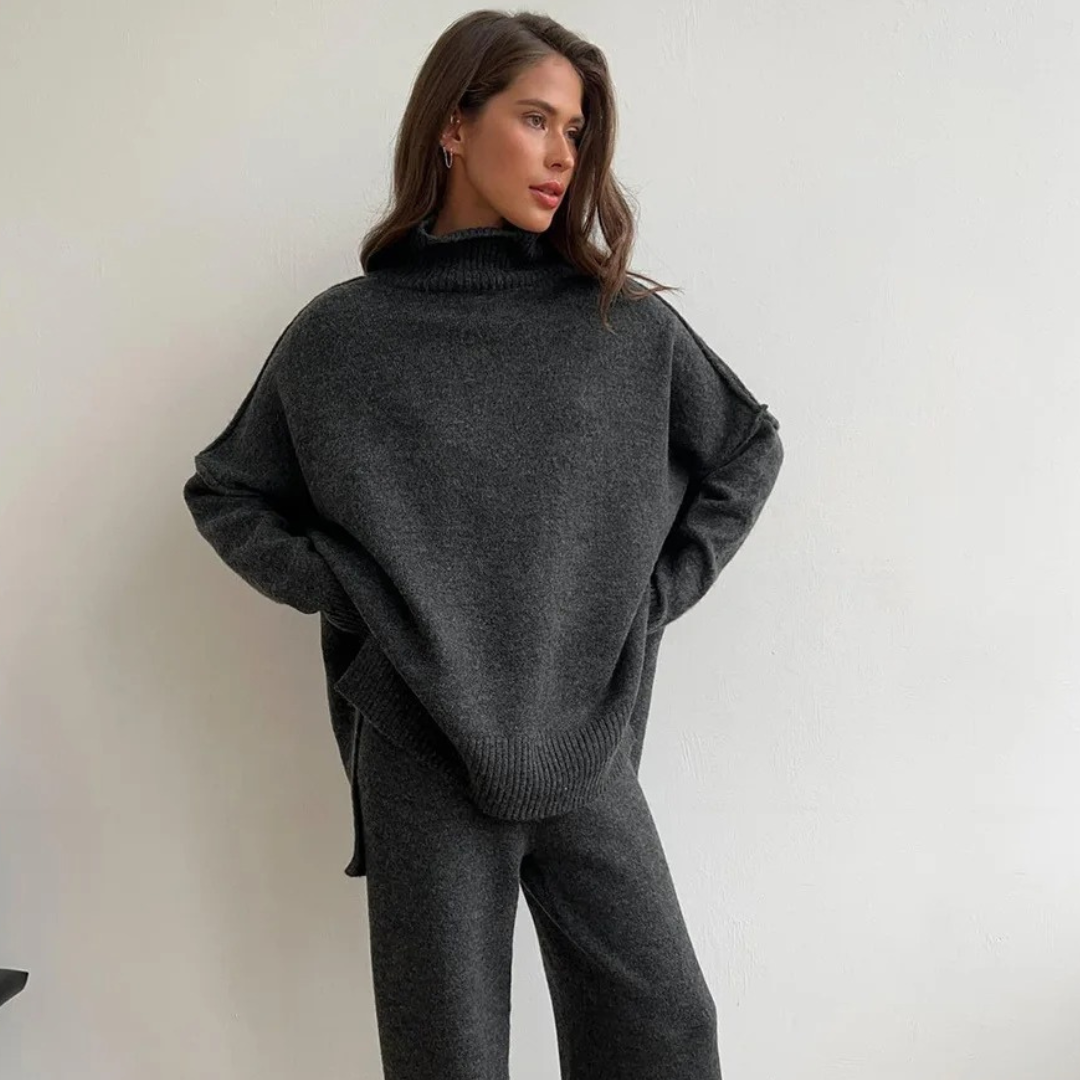 Hanna | Cozy Turtleneck Sweater & Pants Set