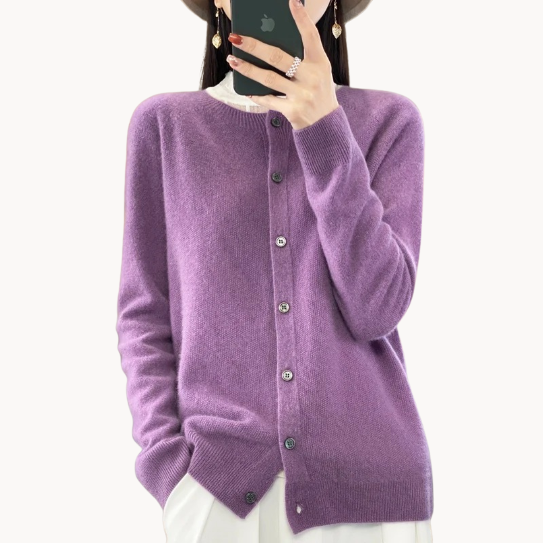 Melissa | Premium Wool Cardigan