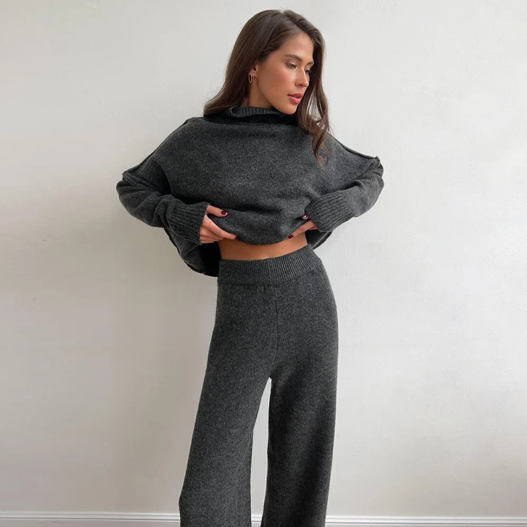 Hanna | Cozy Turtleneck Sweater & Pants Set