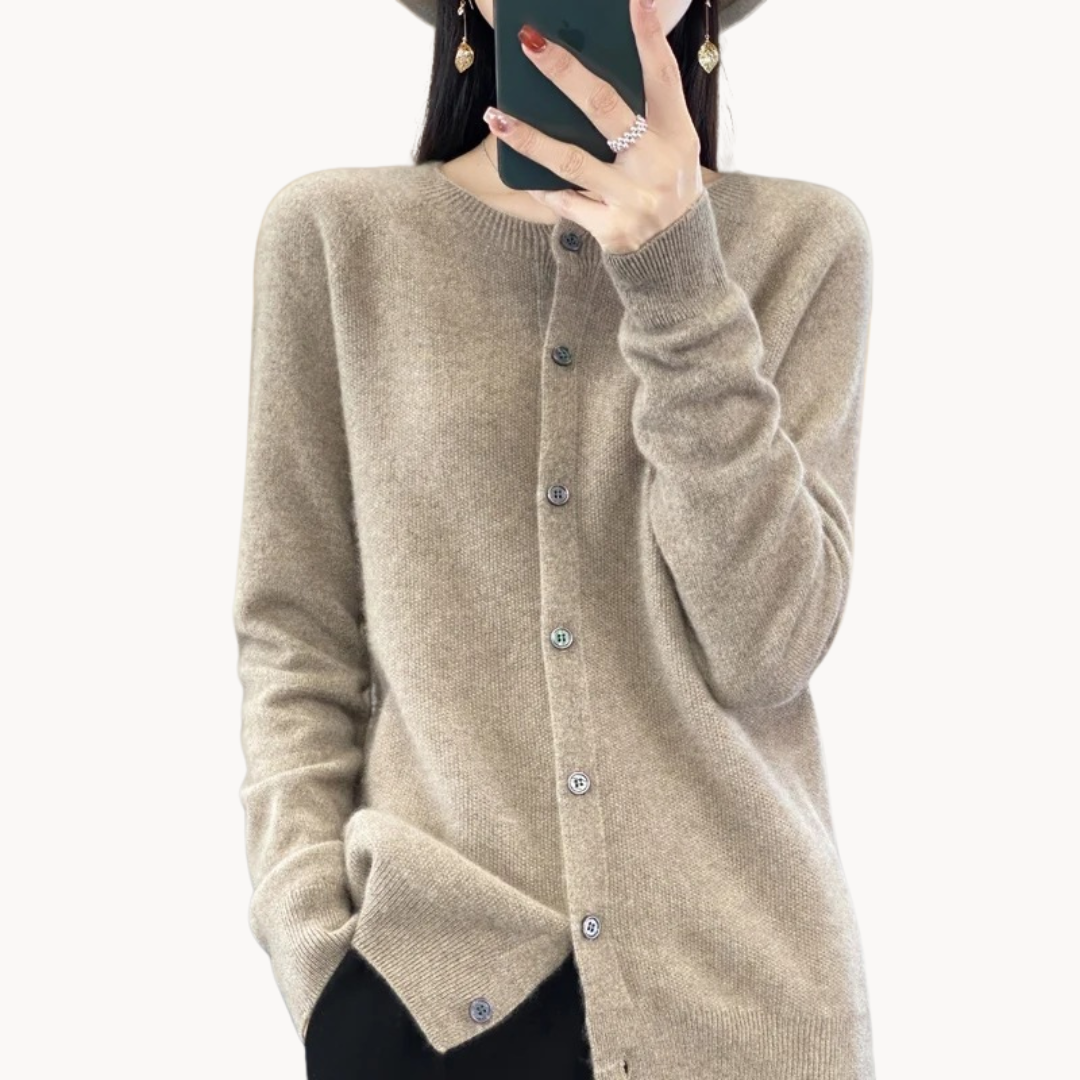 Melissa | Premium Wool Cardigan