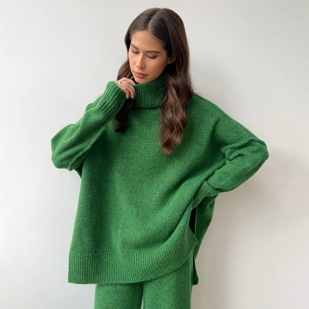 Hanna | Cozy Turtleneck Sweater & Pants Set