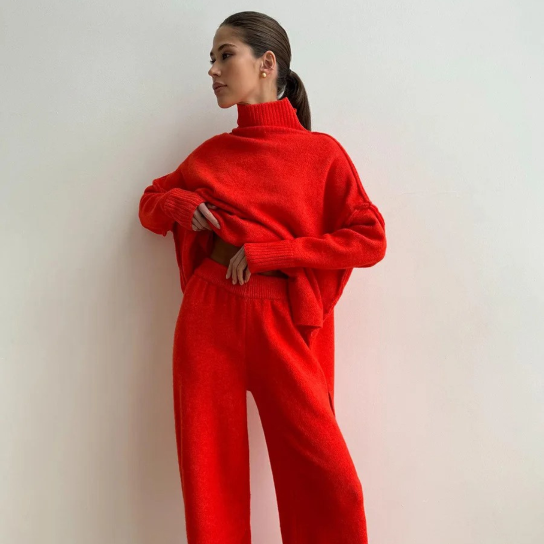 Hanna | Cozy Turtleneck Sweater & Pants Set