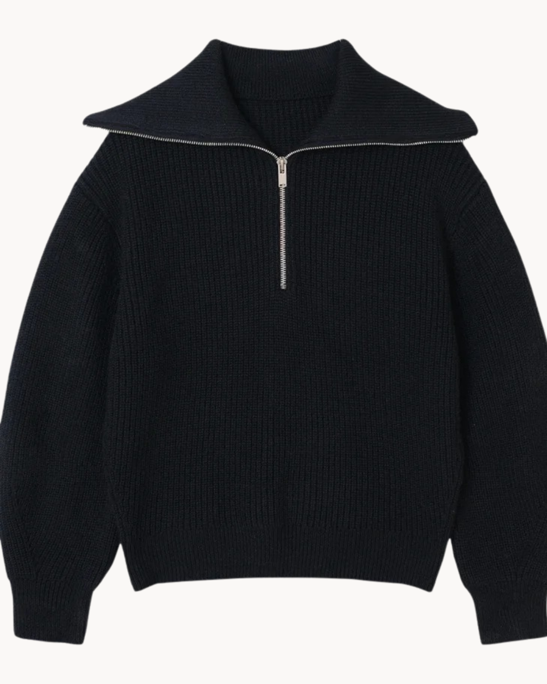 Synthie | Striped Half-Zip Pullover