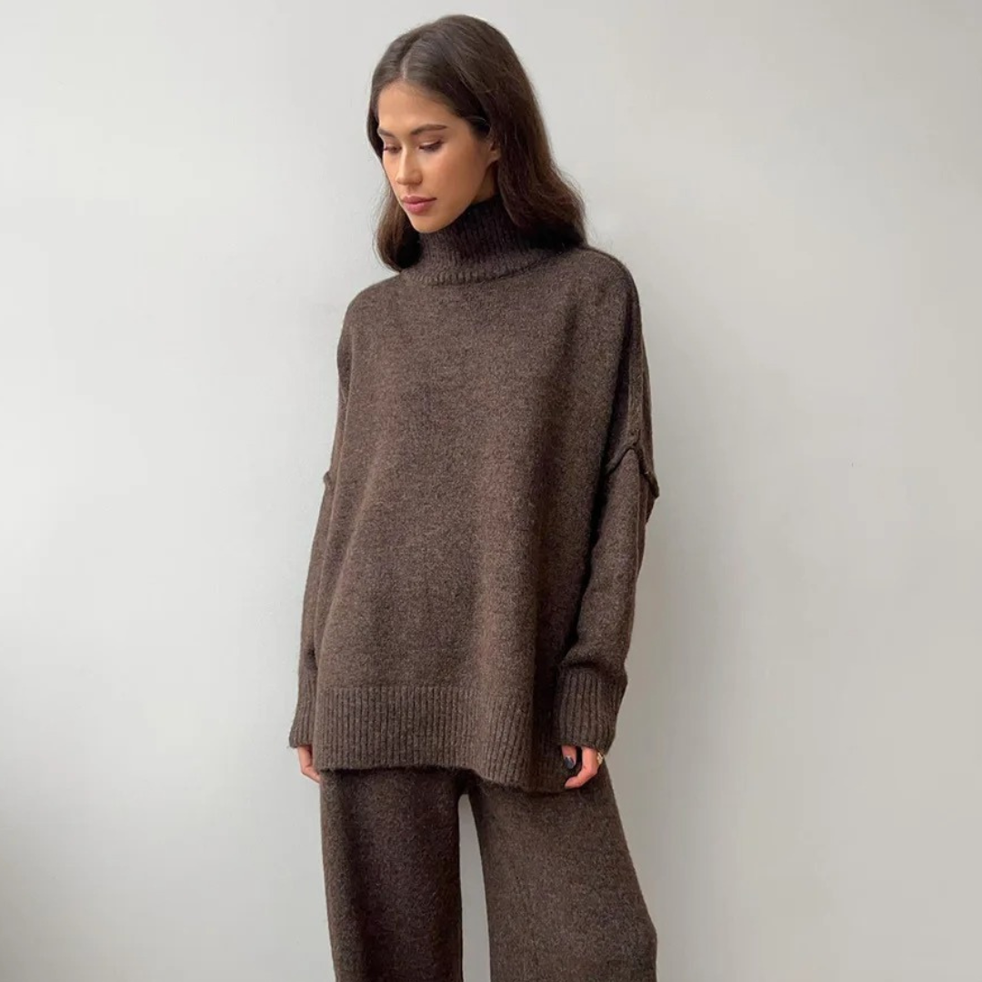 Hanna | Cozy Turtleneck Sweater & Pants Set