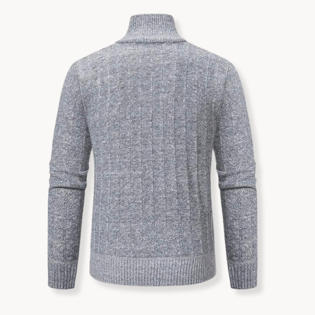 Robbin | Classic Knit Quarter-Zip Pullover