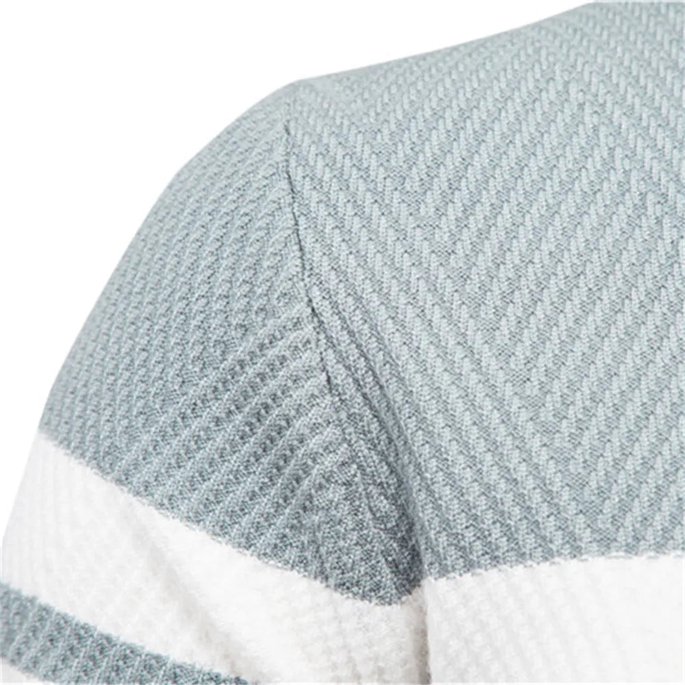 Funna | Cotton Crewneck with Stripe Pattern