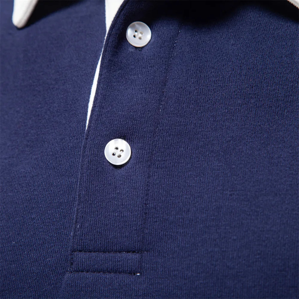 Nathan | Classic Polo-Style Sweatshirt